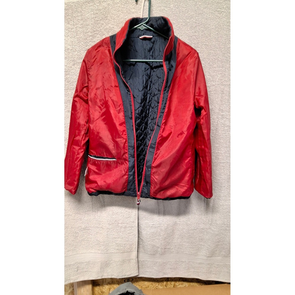 Tommy Hilfiger Mens 3-in-1 All Weather System Jacket ReversibleNavy Red Small B5